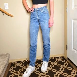 AUTHENTIC VINTAGE 1985 544 BUTTON FLY LEVI'S SZ 7 ORIGINAL OWNER